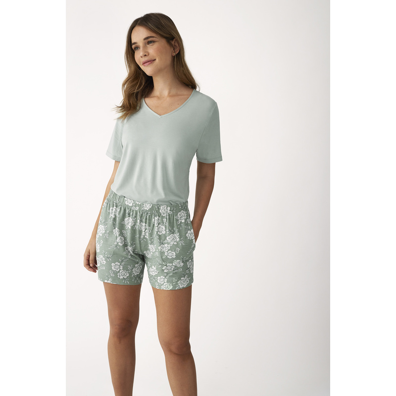 Pyjama Korte Broek en Mint