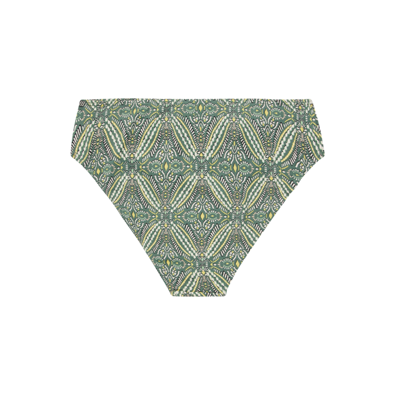 Bikinislip en Veggie green