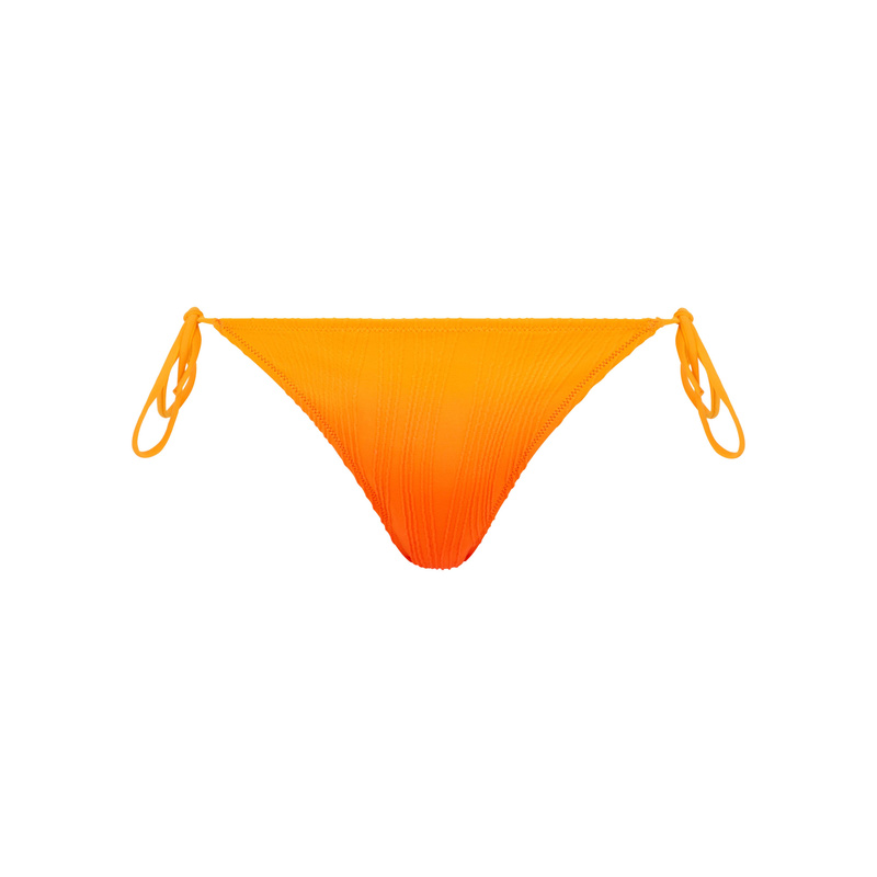 Bikini Heupslip Met Koordjes in het Sunrise tie & dye