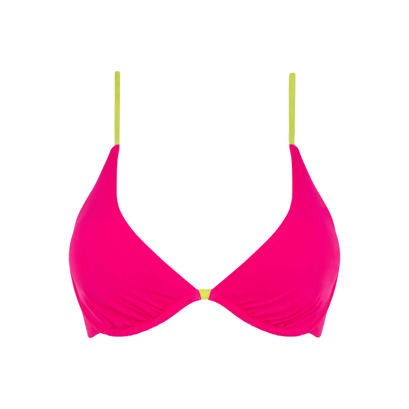 Bikinitop Met Beugel in het Raspberry