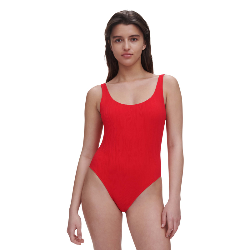 Badpak Zonder Beugel en Cherry red