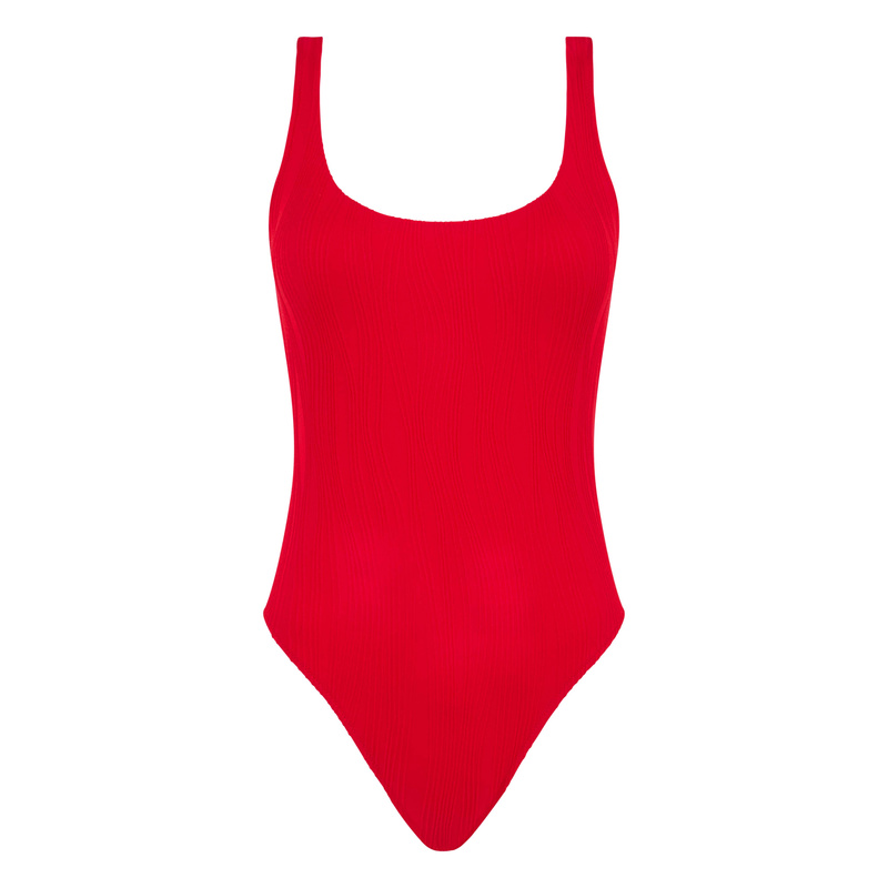 Badpak Zonder Beugel en Cherry red