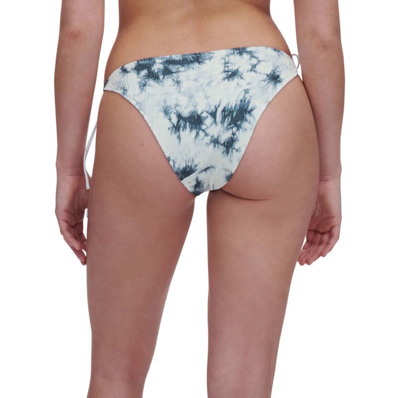 Bikini Heupslip Met Koordjes in het Splash denim