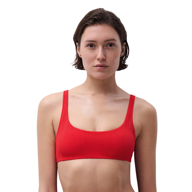 Bikinitop Zonder Beugel en Cherry red