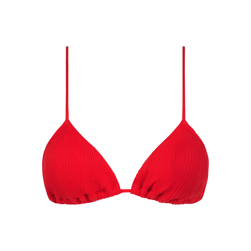 Triangel Bikinitop in het Cherry red