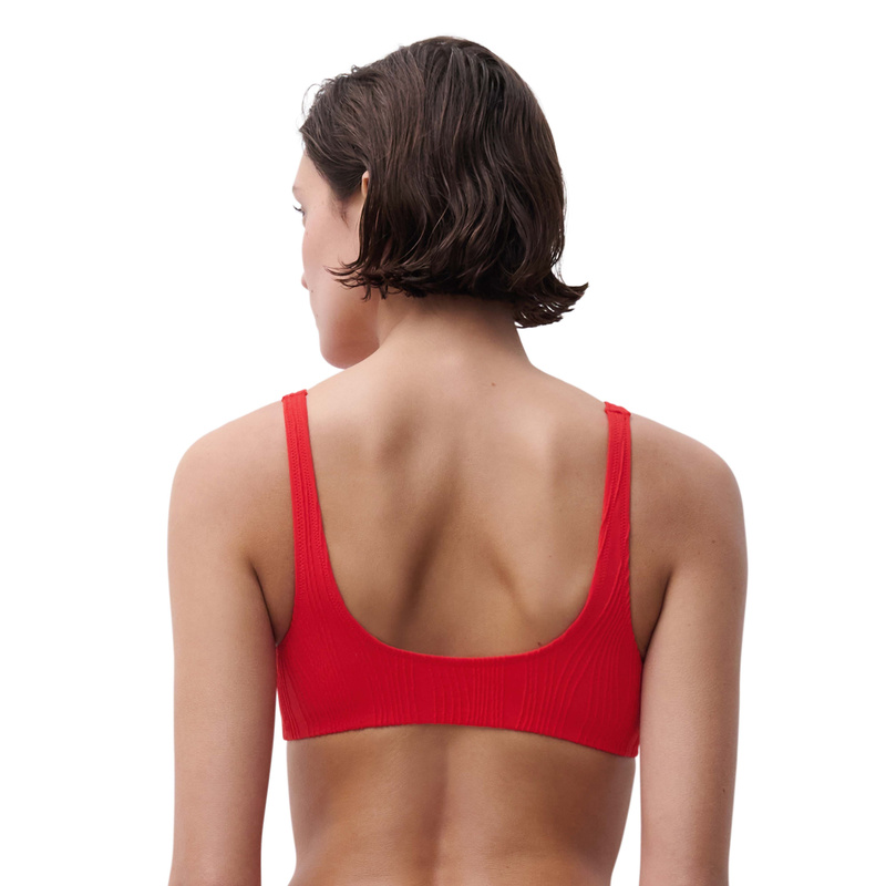 Bikinitop Zonder Beugel en Cherry red