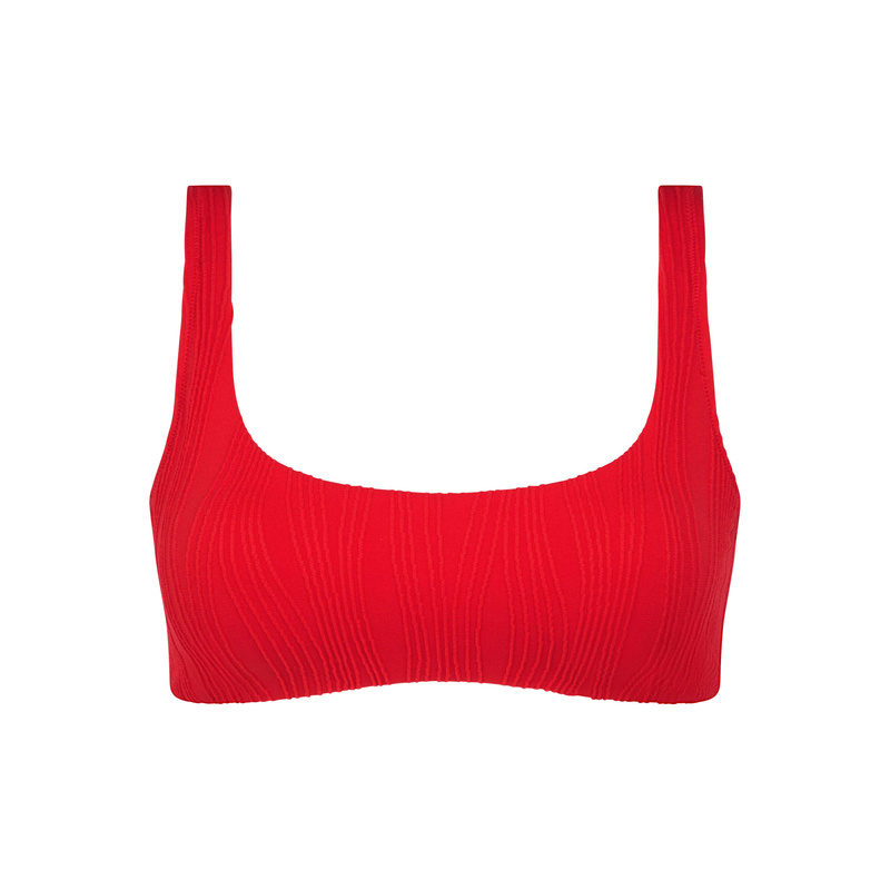 Bikinitop Zonder Beugel en Cherry red