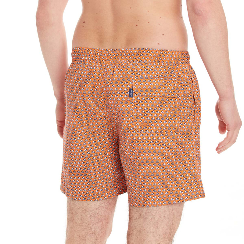 Zwemshort en Moto print