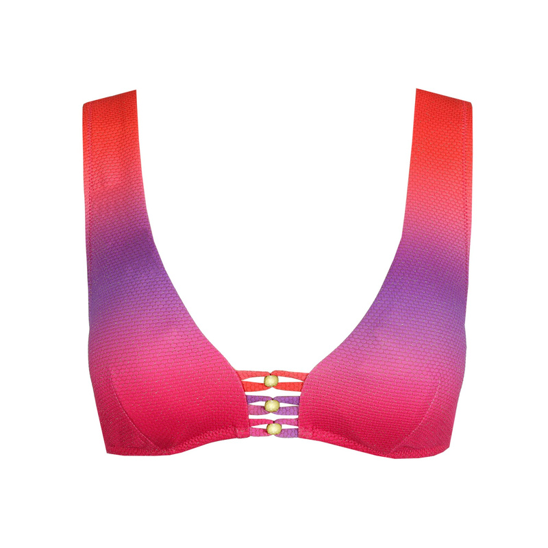 Voorgevormde Triangel Bikinitop in het Spectral
