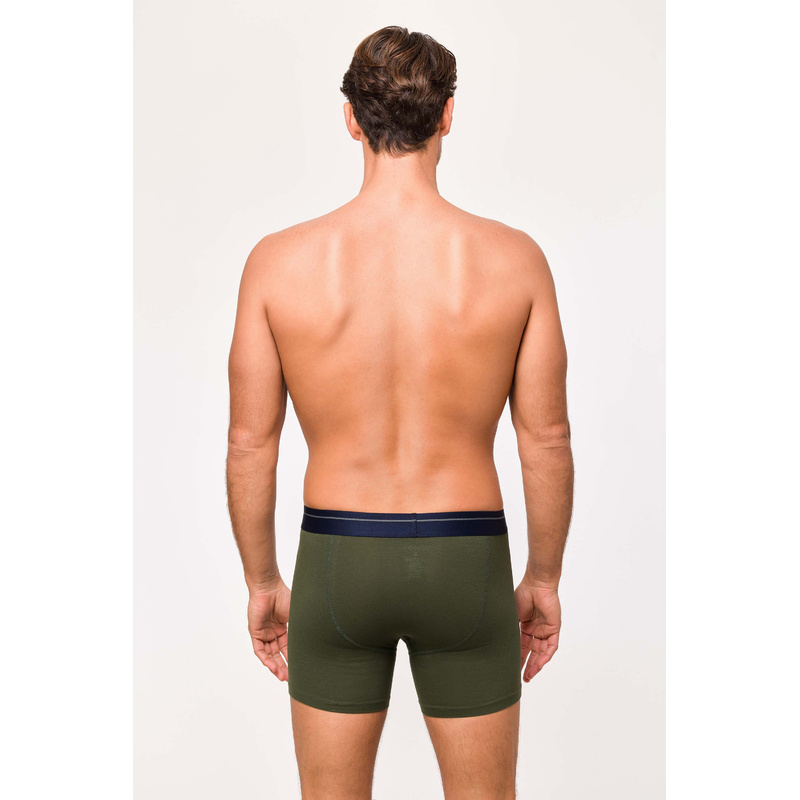 Duopack Boxershorts en Antraciet + streep