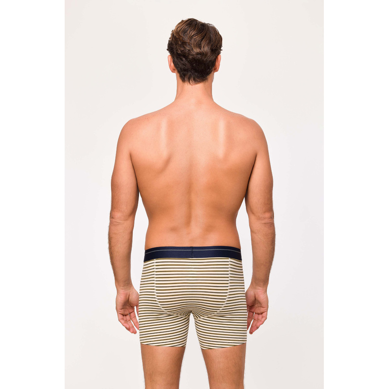 Duopack Boxershorts en Antraciet + streep