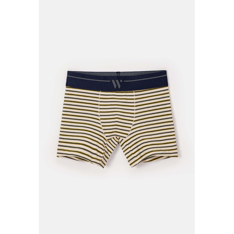 Duopack Boxershorts en Antraciet + streep