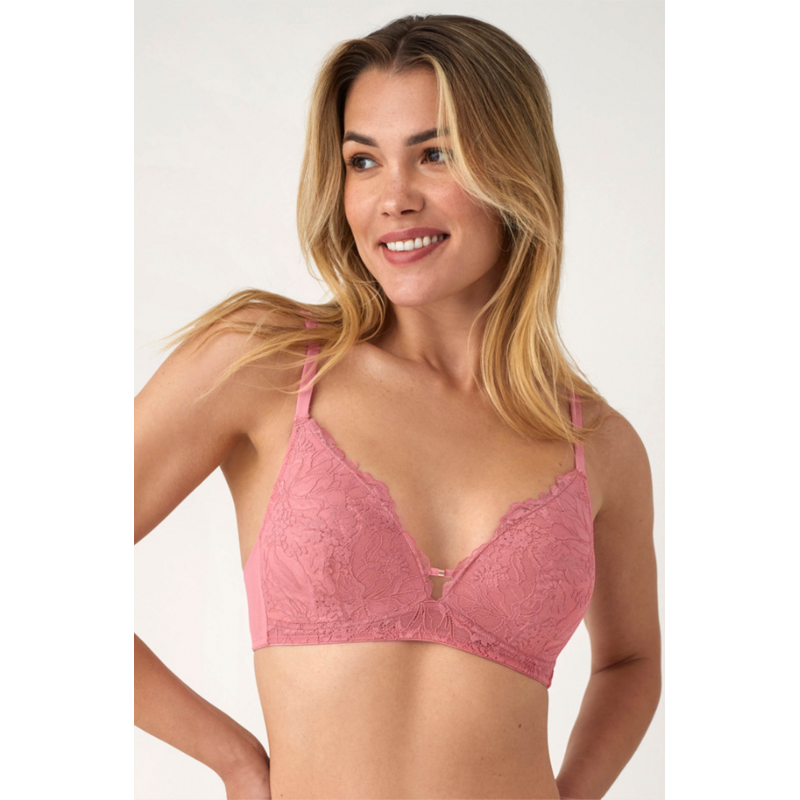 Voorgevormde Bh Zonder Beugel in het Rosa