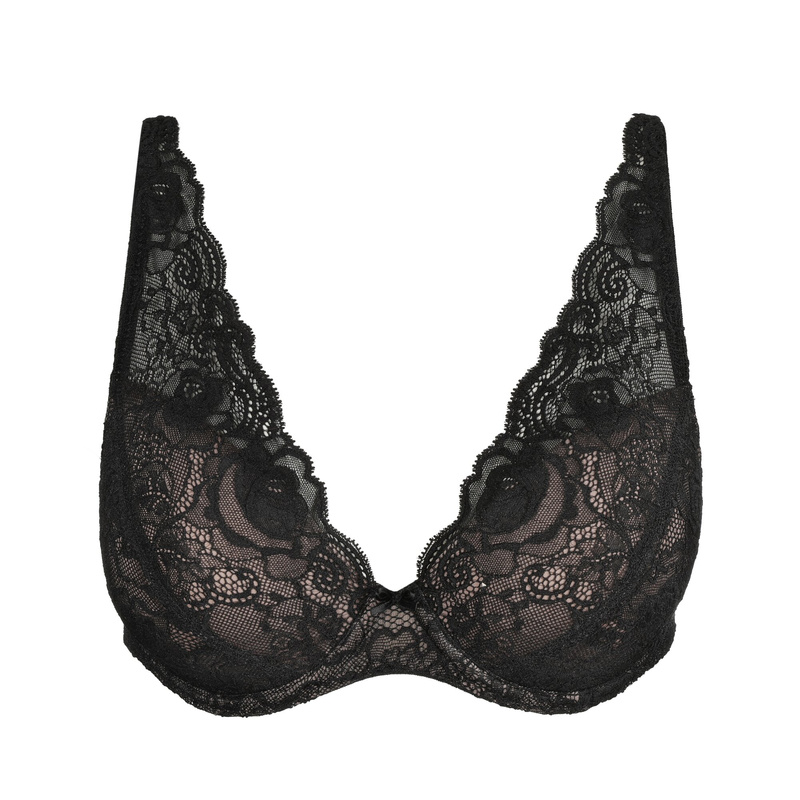 Voorgevormde Plunge Bh en Noir
