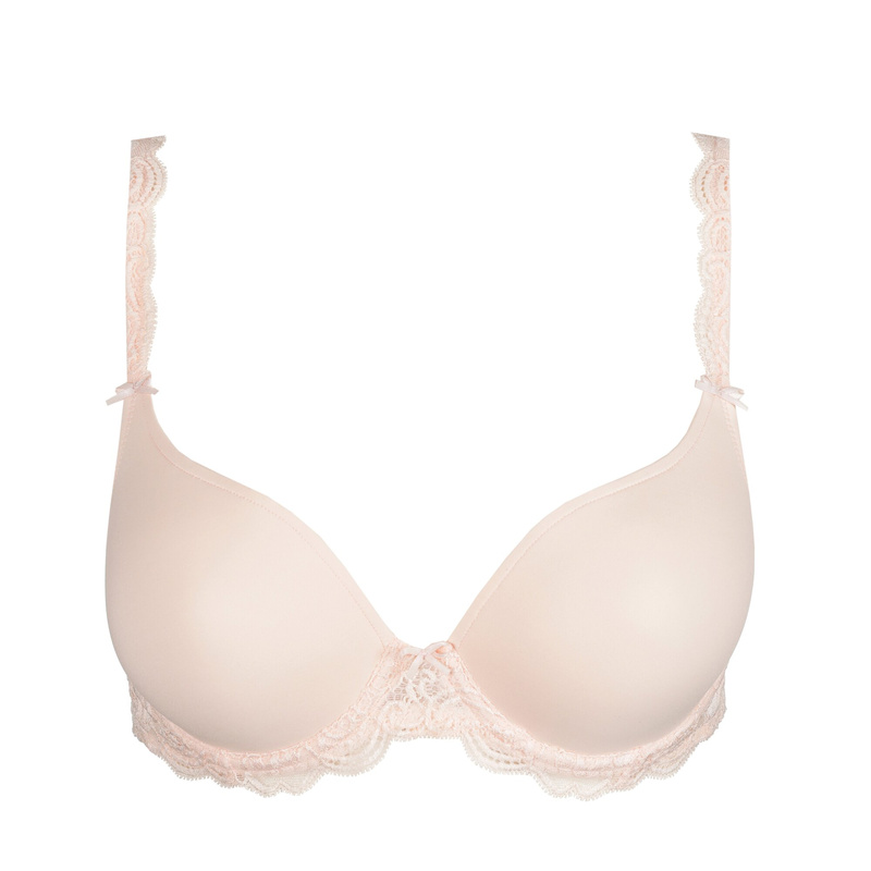 Voorgevormde Bh Hartvorm en Crystal pink