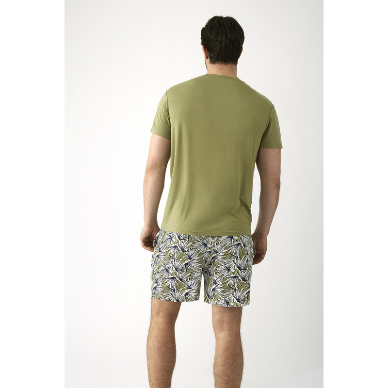 Pyjama Korte Broek in het Kaki