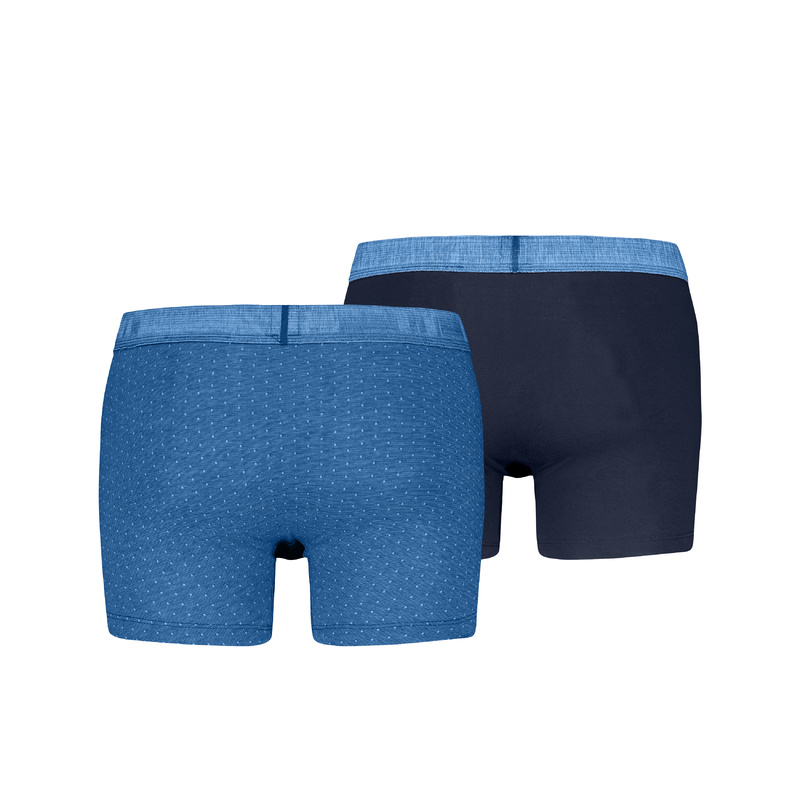 2-pack Boxershorts in het Blue combo