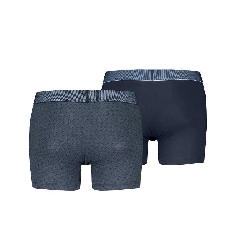 2-pack Boxershorts in het Blue combo