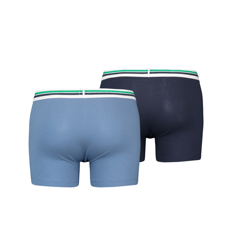 2-pack Boxershorts in het Blue/navy