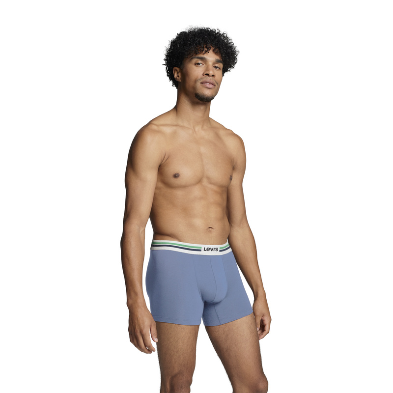 2-pack Boxershorts in het Blue/navy