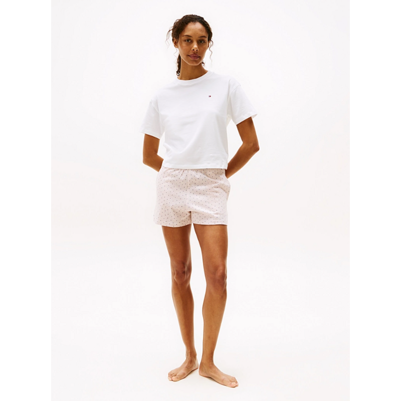 Pyjama Korte Broek en White/mini stripe
