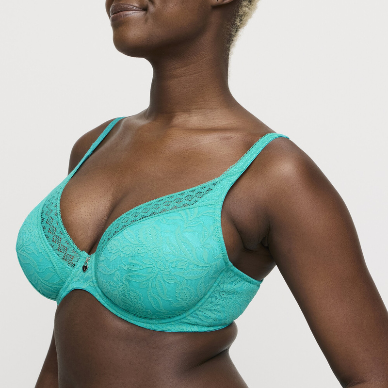Plunge Bh Halve Mousse Cups en Sunny teal