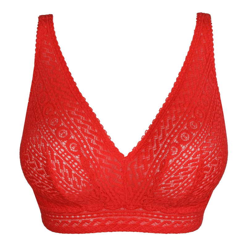 Bralette en True red
