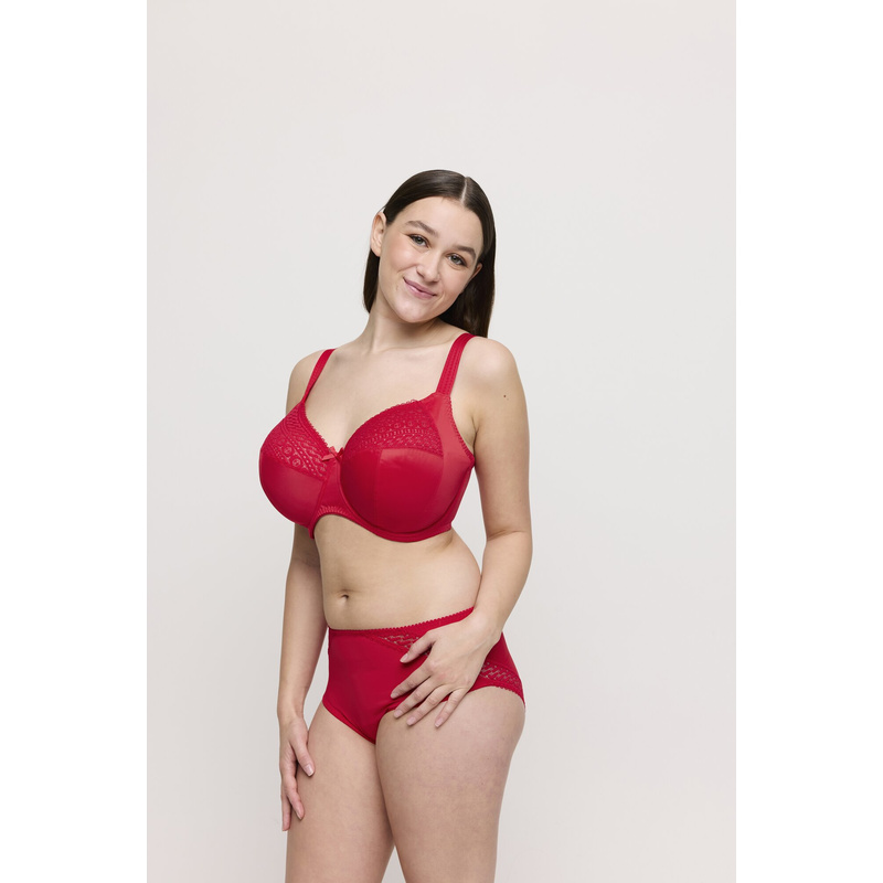 Tailleslip in het True red