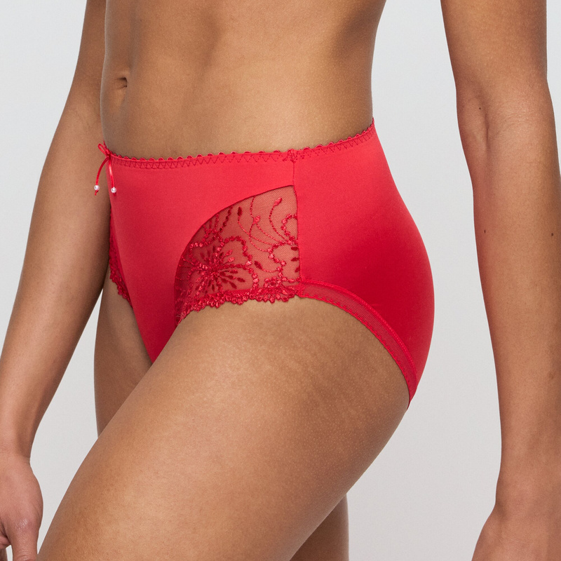 Tailleslip in het True red Tailleslip in het True red