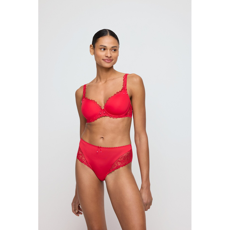 Tailleslip in het True red Tailleslip in het True red
