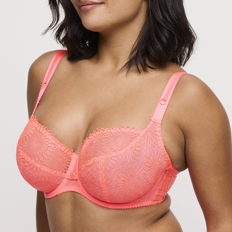 Niet Voorgevormde Balconette Bh in het Spritz