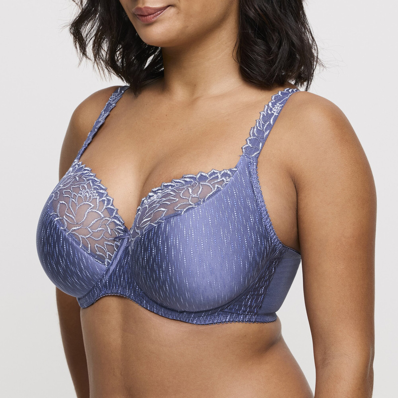 Balconette Bh Halve Mousse Cups in het Nightshadow blue