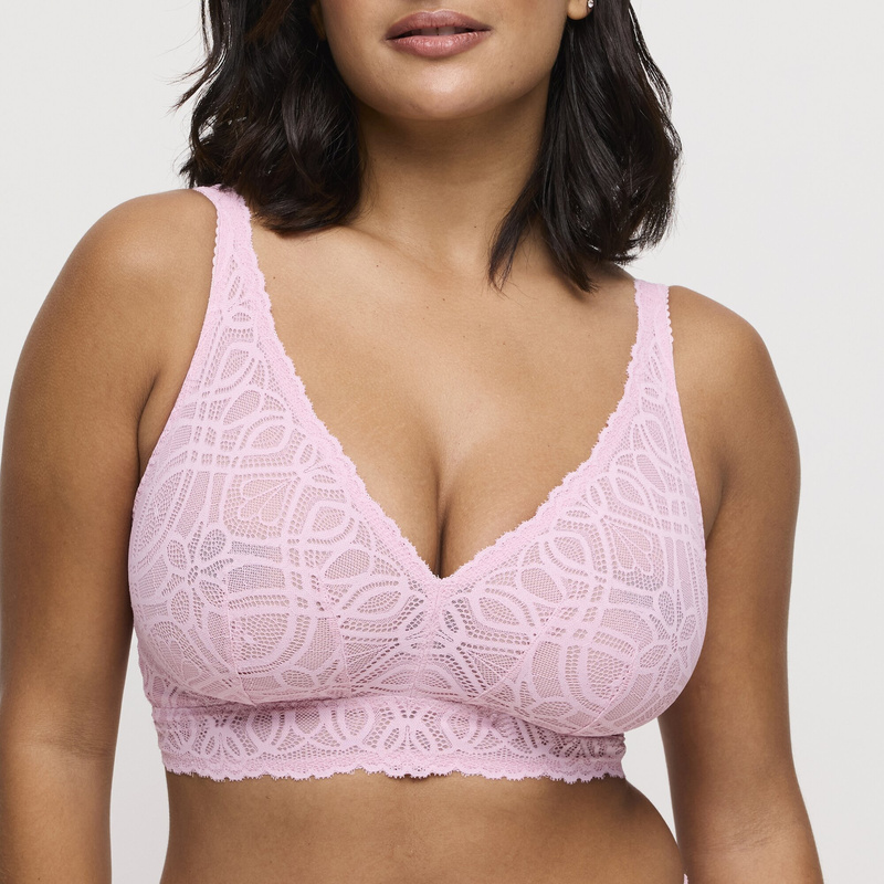 Bralette in het Spring rose