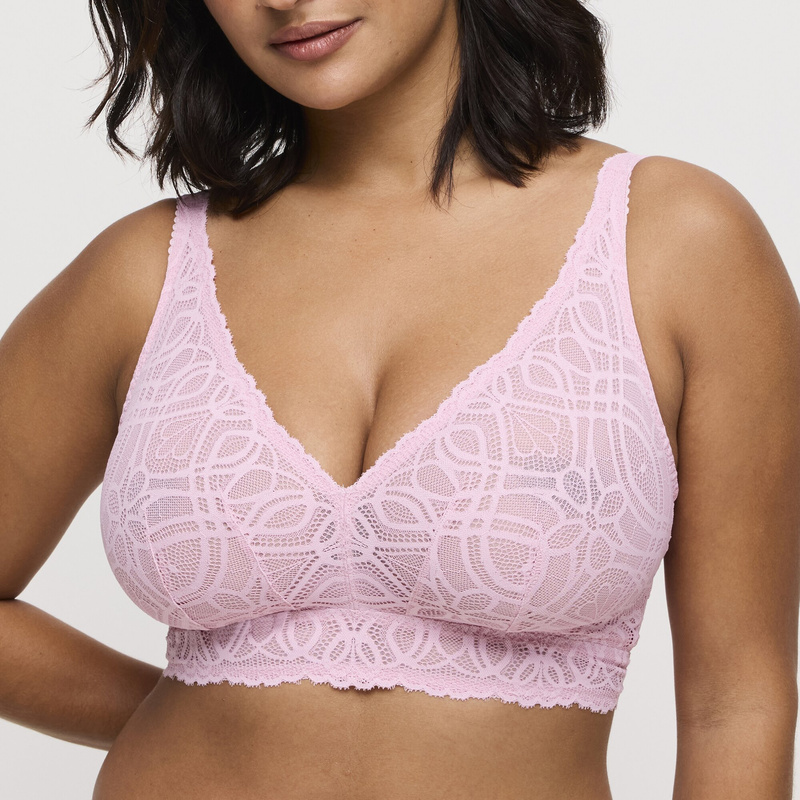Bralette in het Spring rose