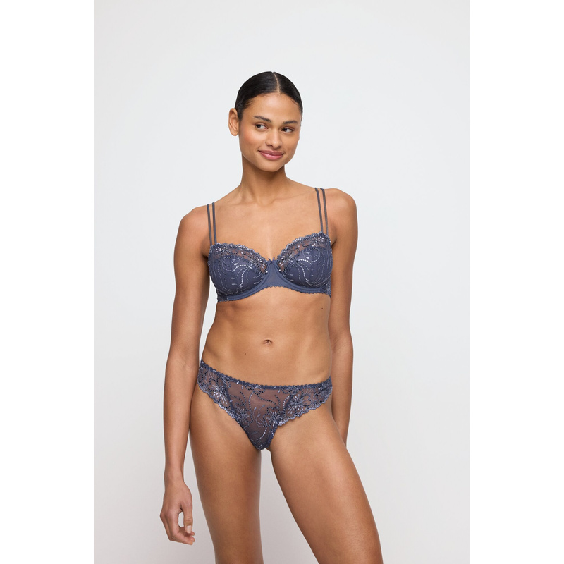 Balconette Bh Halve Mousse Cups en Blue shadow Balconette Bh Halve Mousse Cups en Blue shadow