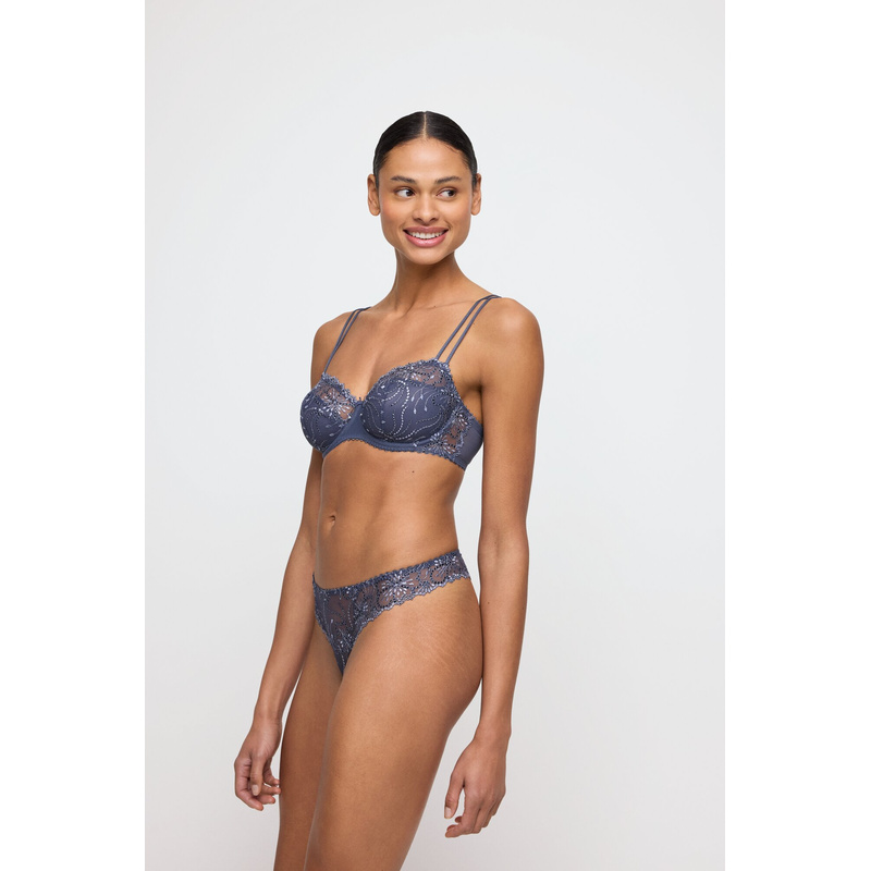 Balconette Bh Halve Mousse Cups en Blue shadow Balconette Bh Halve Mousse Cups en Blue shadow