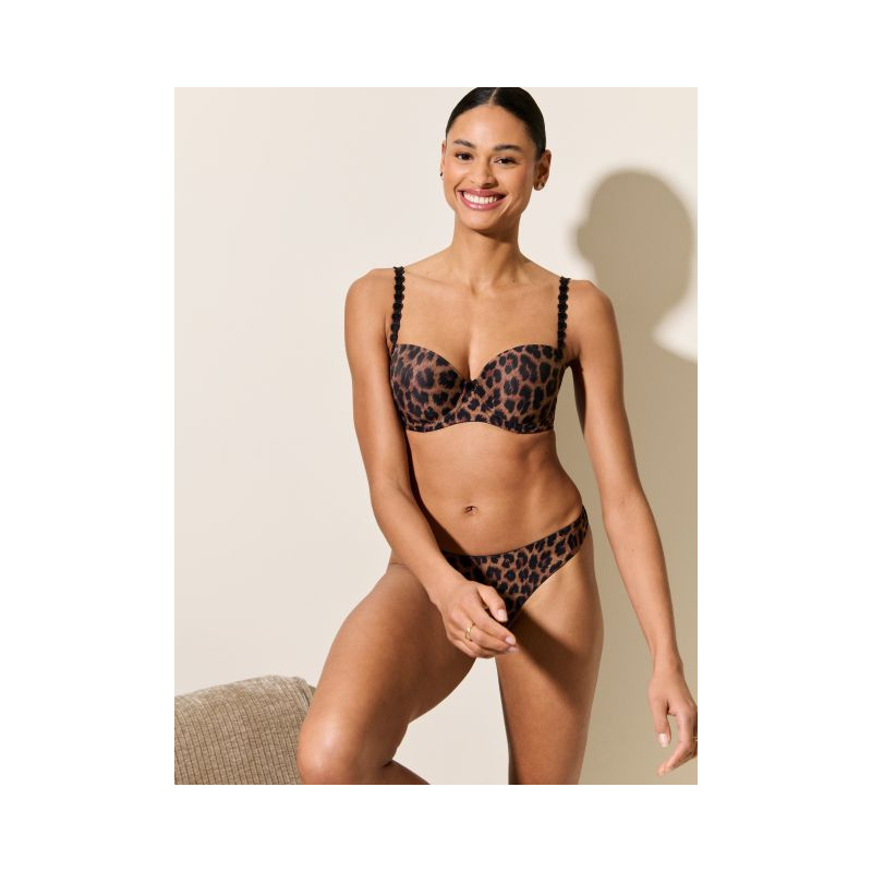 Voorgevormde Balconette Bh in het Fauve Voorgevormde Balconette Bh in het Fauve