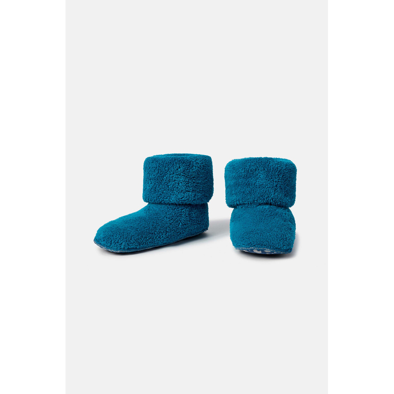 Pantoffels in het Groenblauw