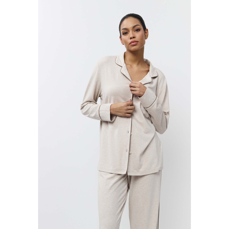 Pyjama Lange Broek en Beige