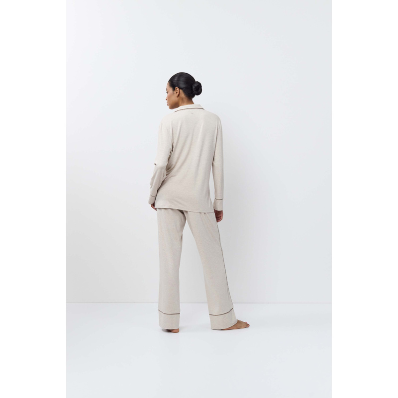 Pyjama Lange Broek en Beige