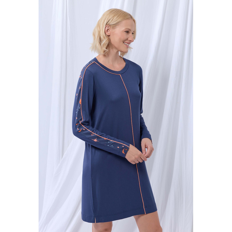 Slaapkleed in het Donkerblauw