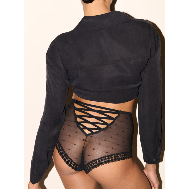 Niet Voorgevormde Balconette Bh en Noir