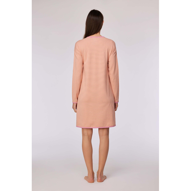 Slaapkleed in het Roze-gele streep