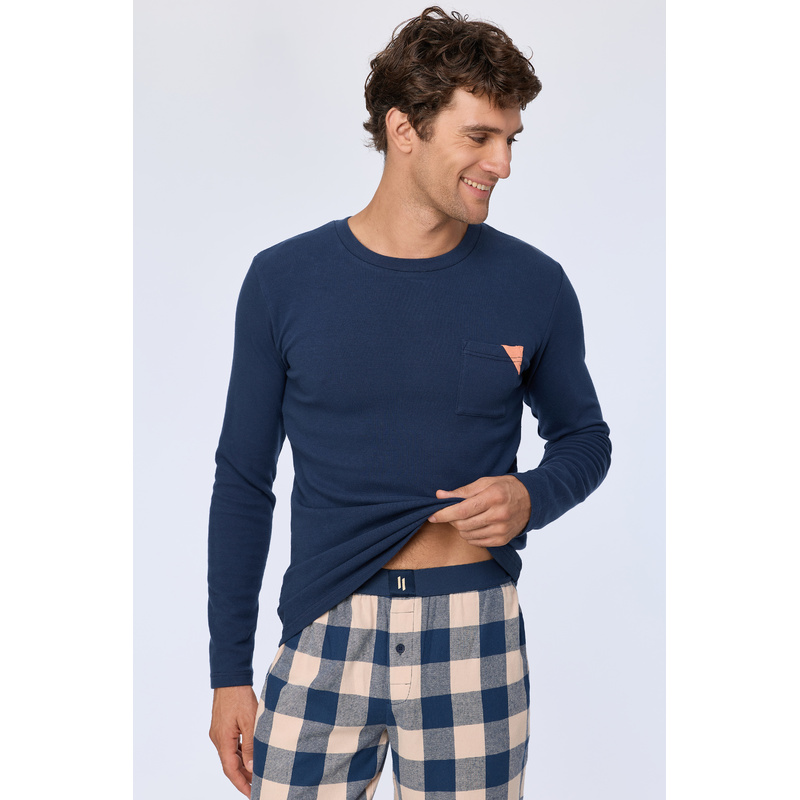 Pyjama en Donkerblauw Pyjama en Donkerblauw