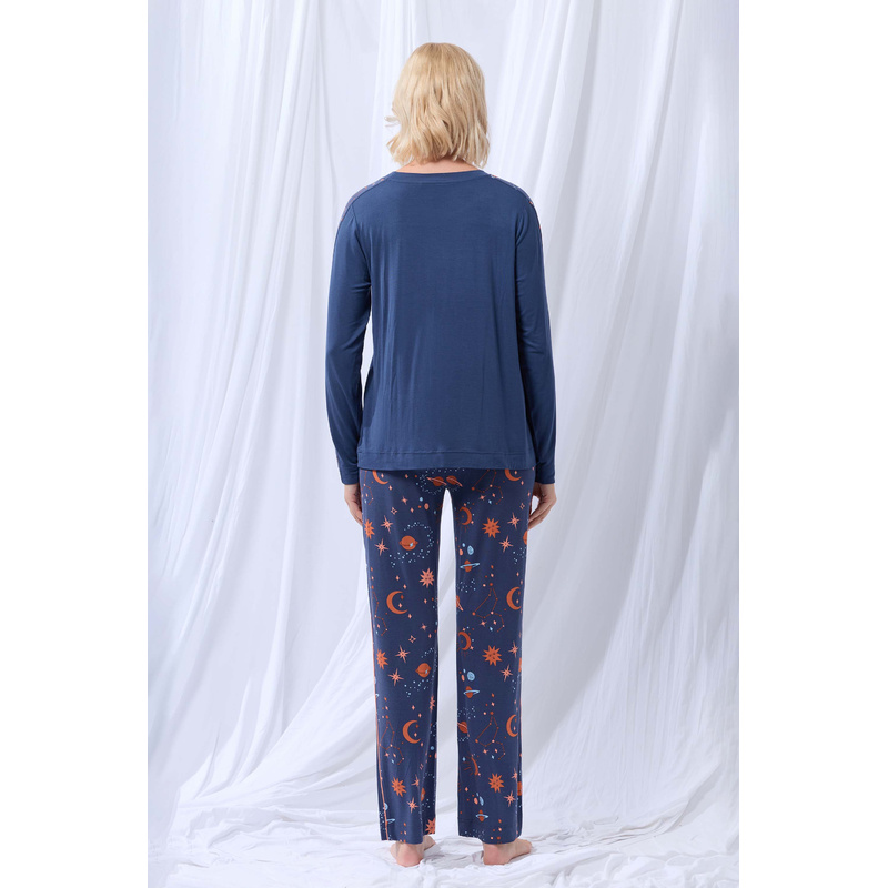 Pyjama in het Donkerblauw