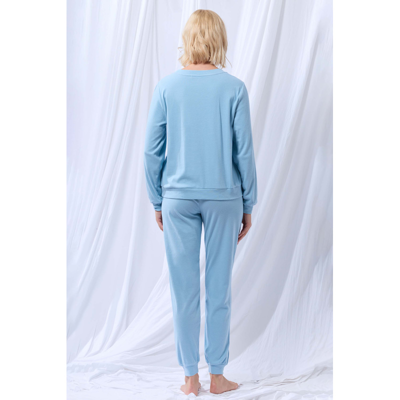 Pyjama in het Lichtblauw