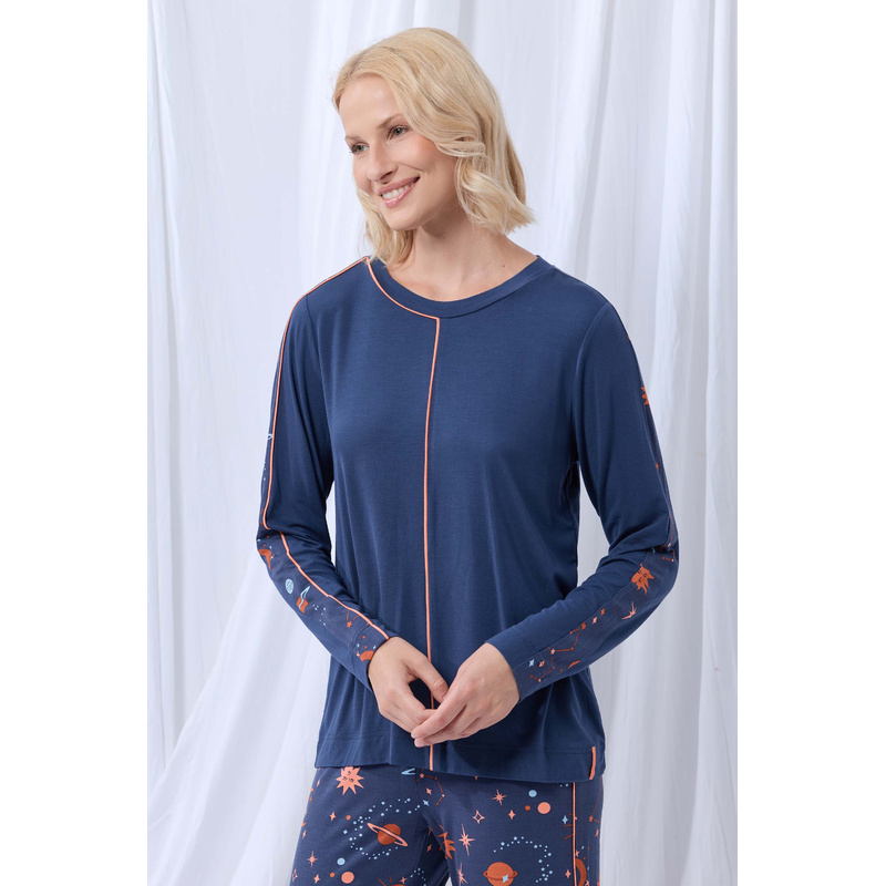 Pyjama in het Donkerblauw