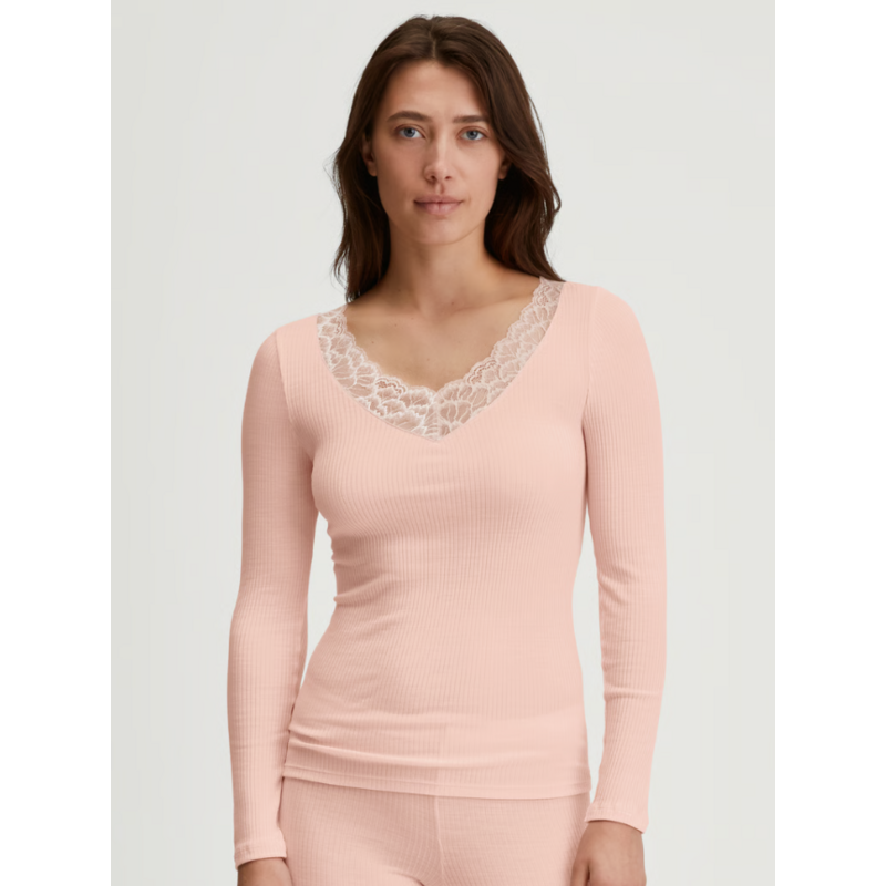 Shirt Long Sleeve in het Pearl blush