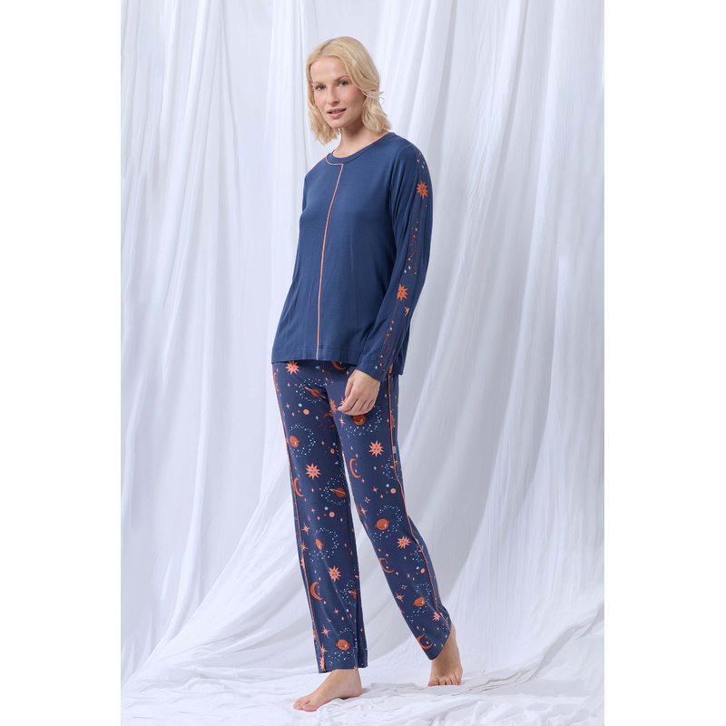 Pyjama in het Donkerblauw