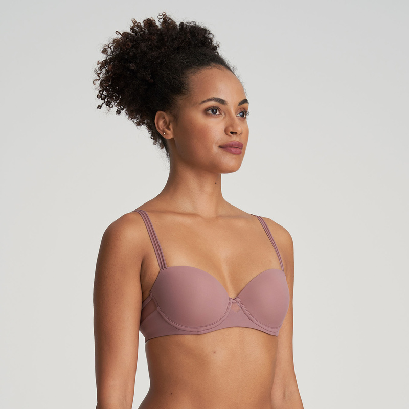 Voorgevormde Balconnet Bh en Satin taupe Voorgevormde Balconnet Bh en Satin taupe
